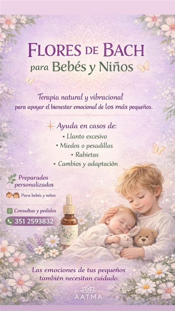 Flores de Bach para bebés y niños