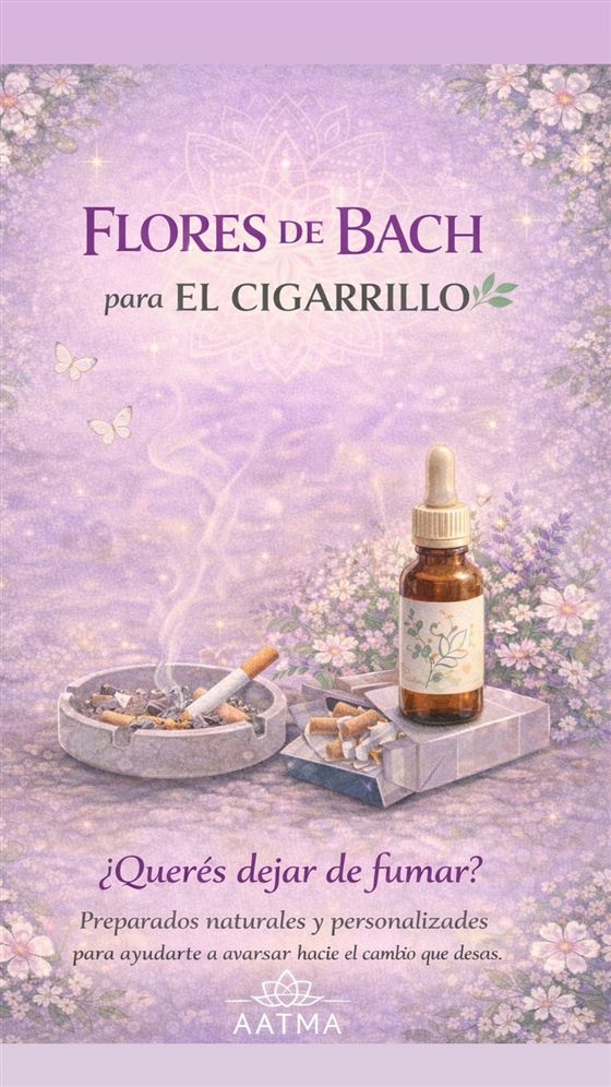 Flores de Bach para el cigarrillo