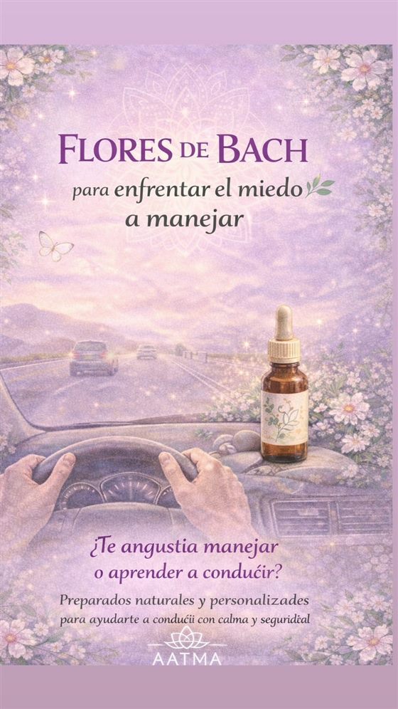 Flores de Bach para enfrentar el miedo a manejar